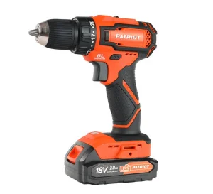 Дрель-шуруповерт аккумуляторная Patriot BR 207UES BL 18В 180301507