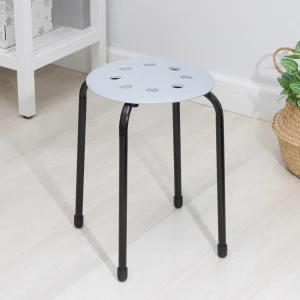 Табурет с пластмассовым сиденьем, цвет микс 9653311 *1