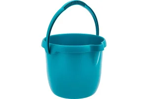 Ведро пластмассовое круглое 12 л, бирюзовое, Home// Palisad