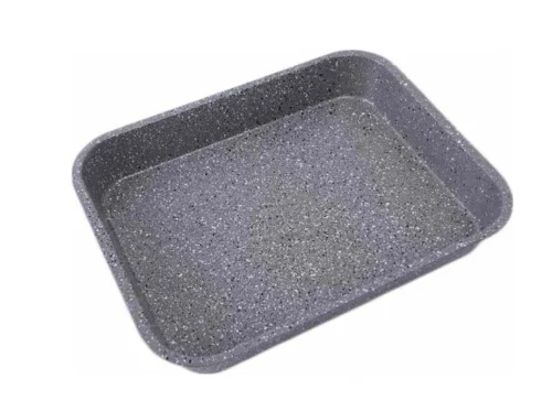 Противень 40.5 25.5 5,0см.,с покрытием серый гранит,арт. LH-72002