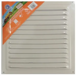 Решетка металлическая 250х250мм серая РМ2525С (Космовент)