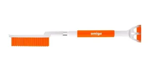 Щетка для уборки снега автомобильная Amigo grande 71115 телескопическая  с силиконовой щетиной