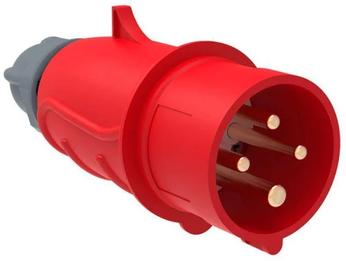 Вилка переносная 16А 3P+PE 380В IP44  Magnum  ССИ-014 PSN02-016-4 (IEK)  10