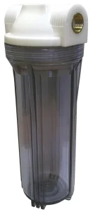 Колба для холодной воды прозрачная без картриджа УСИЛЕННАЯ PERFECT AquaKratos АКv-107 3/4"