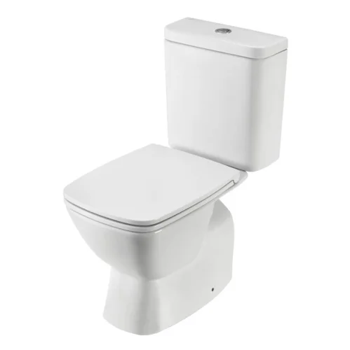 Унитаз-компакт  Нео  2-реж безободковый rimless сиденье дюропласт 1WH302418 (Santek)  1