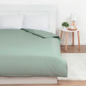 Пододеяльник Этель 175х215см зеленый, 100% хлопок, поплин 125г/м2 9241703