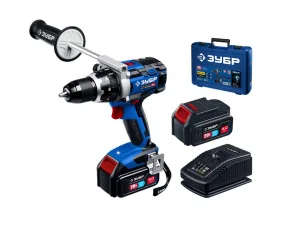 Дрель-шуруповерт аккумуляторная Зубр Профессионал DB-211-42 Т7 20В 100Н·м 2 АКБ