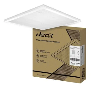 Панель светодиодная ДВО-02 3640-ПРИЗМА 4000К 595х595х19 4690612038162 Neox