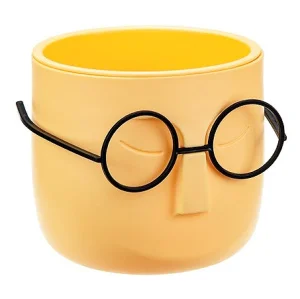 Кашпо для цветов Стив М3079 Банановый 0,65л d115мм