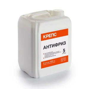 Противоморозная добавка Антифриз КРЕПС 5л. (до -10 С)