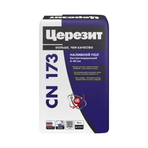 Пол наливной cамовыравнивающийся Церезит CN 173 20кг