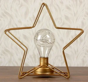 Ночник "Звезда" 24,5х25х10 см золотой 2800064 Risalux