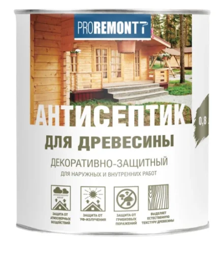Антисептик деревозащитное средство сосна Proremontt 0,8л. (0006567)  1 6