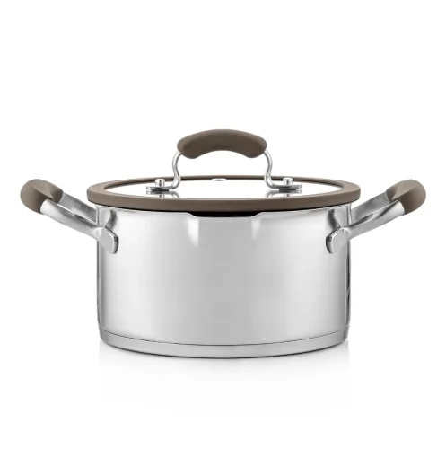 Кастрюля Esprado Sense 2,5л 18х9,5см нерж.сталь с крышкой SENL18GE101  1