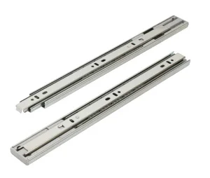 Направляющие шариковые StahlBuro с доводчиком 350х35мм 2шт хром