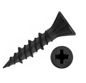 Саморез для ГВЛ двухзаходная резьба, оксид 3,9х35 уп. - 24 шт. SteelRex