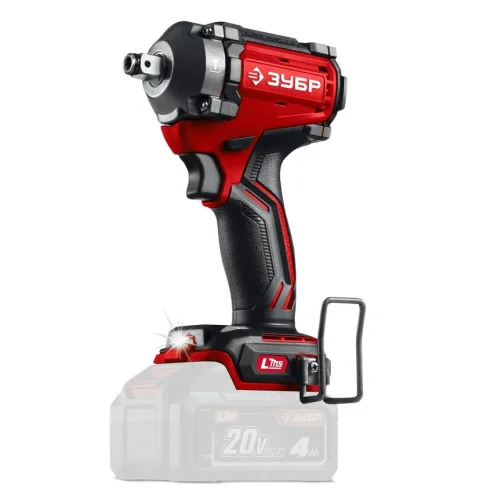 Гайковерт ударный бесщеточный Зубр 20В, 350Нм, без АКБ LMS ГБУ-350  1