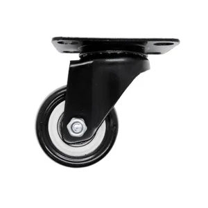 Опора колесная 50мм с пятой, поворот.подшипн., KL-332 ЧИБИС/SANBERG М0786 черный