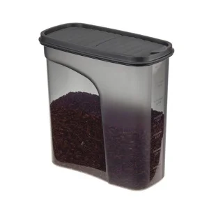Банка для сыпучих продуктов 2л Бест графитовый М1256 М-Пластика