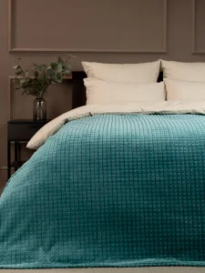 Плед Texrepublic 200х220см фланель жаккард кубики FF FNJq ME8 030/2022 NC 93473 *1