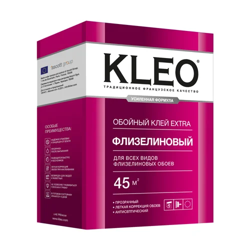 Клей для флизелиновых обоев KLEO EXTRA 45 320гр  1 20
