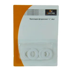 Прокладка фторопласт 1 2  (упак 4 шт) в блистере  50