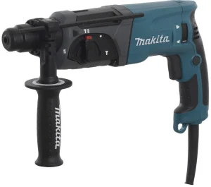 Перфоратор Makita HR 2470 SDS+,780Вт,3реж,2.7Дж,0-4500у м,2.6кг,чем,зашита уг щеток от пыли   1