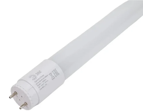 Лампа G13 10 Вт 910Лм 4000К STD LED T8-10W-840-G13-600mm Б0050597 (Эра)  1 25