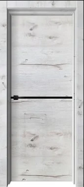 Полотно дверное WOOD 1 Арктик ПВХ 3D ПГ  800