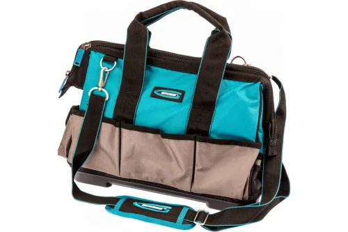 Сумка для инструмента 400х225х310мм 26 карманов пластиковое дно наплечный ремень Gross Handwerker 90