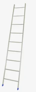 Лестница приставная металл. 10 ступеней `Ника` Л10 (высота 2,45 м) мах нагр 100 кг