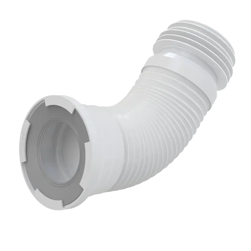 Труба д унитаза гофрированная D110 L240-600мм A97 (AlcaPlast)  1