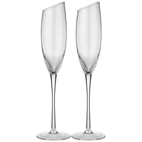 Набор бокалов для шампанского Lefard  Daisy Optic  2шт 180мл 887-414  1