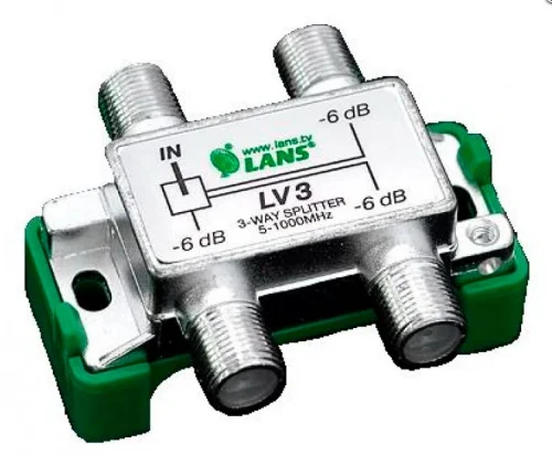 Делитель ТВ 1-3 LV-3 (LANS)  1