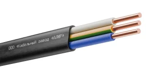 Кабель ВВГ-Пнг(А)-LS 3х2.5 (N,PE)-0.660 плоский однопроволочный (м) 6958282 (Алюр) *1