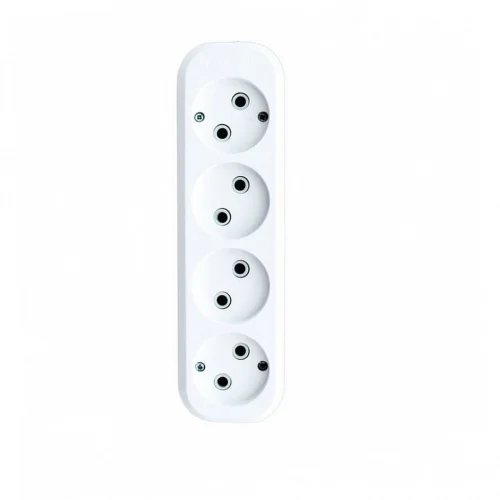 Колодка удлинителя 4-м б зазем E204 (UNIVersal)  1 100