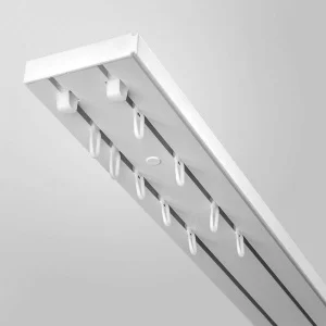 Шина потолочная 2-рядная 3,2м (крючки+стопоры) 00000594 *1