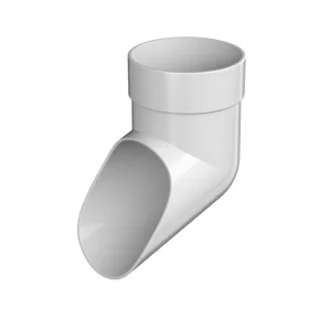 Слив трубы ТН ОПТИМА D120 80мм белый 128152 кор-38шт