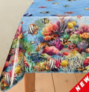 Клеенка DEKORAMA 1,4х20м 011A рыбки *1/20