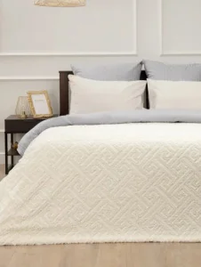 Плед мягкий мех шампань TF F207ML3 002 1622 Греция NC 160х220см 94436 (Texrepublic)  1