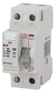 SIMPLE-mod-46 ЭРА SIMPLE Устройство защитного отключения УЗО ВД-40 4P 63А/30мА (электронное) (50/800