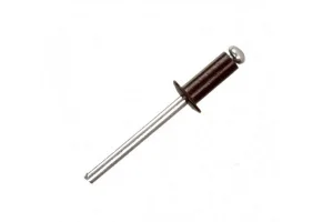 Заклепка вытяжная ал/ст, 4,0х10 RAL8017 корич.шоколад 22шт ГОСКРЕП Заклепка вытяжная ал/ст, 4,0х10 RAL8017 корич.шоколад 22шт ГОСКРЕП