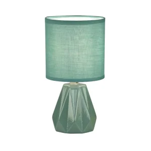 Настольная лампа 21019/1T GN GN бирюзовый ЭкономСвет