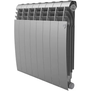 Радиатор BIMETAL Royal BiLiner 500/80 Silver Satin 8 секц.