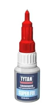 Клей цианоакрилатный EUROWINDOW Super Fix Professional 20гр 10750 78384 (Tytan)  36 (-20)