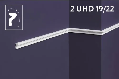 Молдинг настенно-потолочный UHD Polymer 2 19 22 2м Солид   1 55