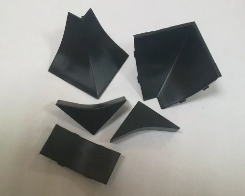 Комплект заглушек д плинтуса черный LBK-23-619 (Korner)  1