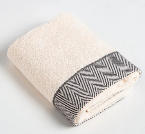 Полотенце махровое Love Life «Бриз» 50х80 см, чёрный, 100% хл, 500 гр м2 6830764  1