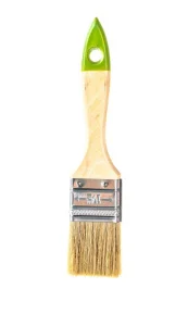 Кисть плоская 36мм натуральная щетина деревянная ручка 82262 (Сибртех)