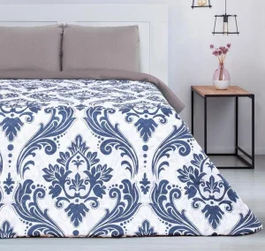 Покрывало Этель евро Дамаск, 230х210 см, микрофибра 5092824  1 10